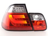 Baklampor LED R&ouml;d/Klarglas BMW 3-Serien E46 Sedan 1998-2001