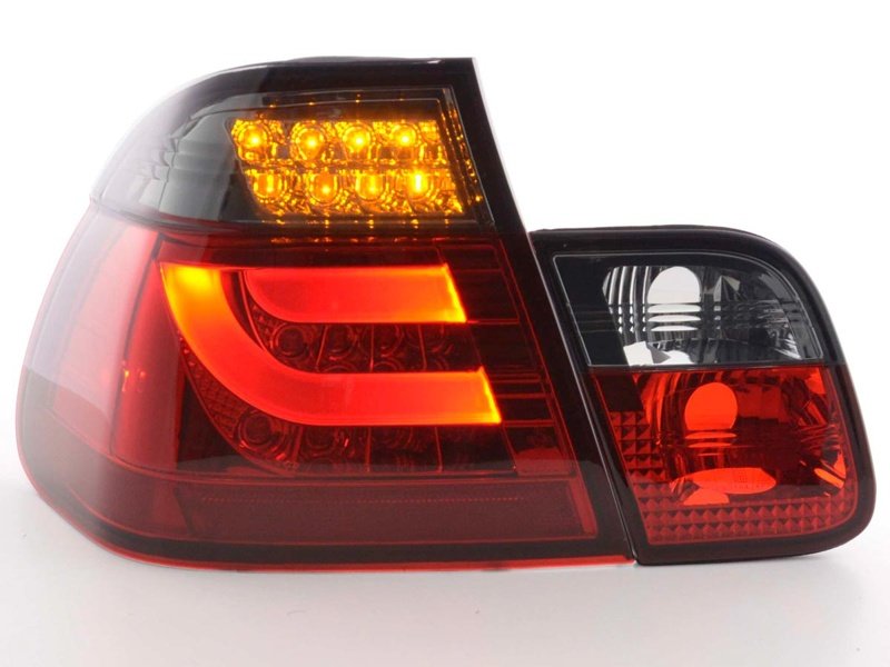 Baklampor LED Smoke/Röd BMW 3-Serien E46 Sedan 2001-2005