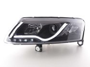 Devil Eyes Strålkastare Xenon Svart Audi A6 (C6/4F) 2004-2008