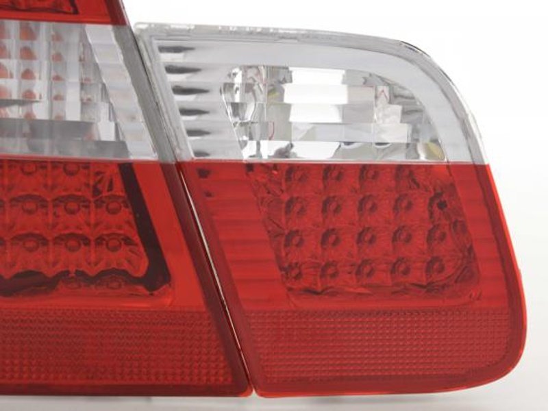 Baklampor LED Röd/Klarglas BMW 3-Serien E46 Sedan 1998-2001