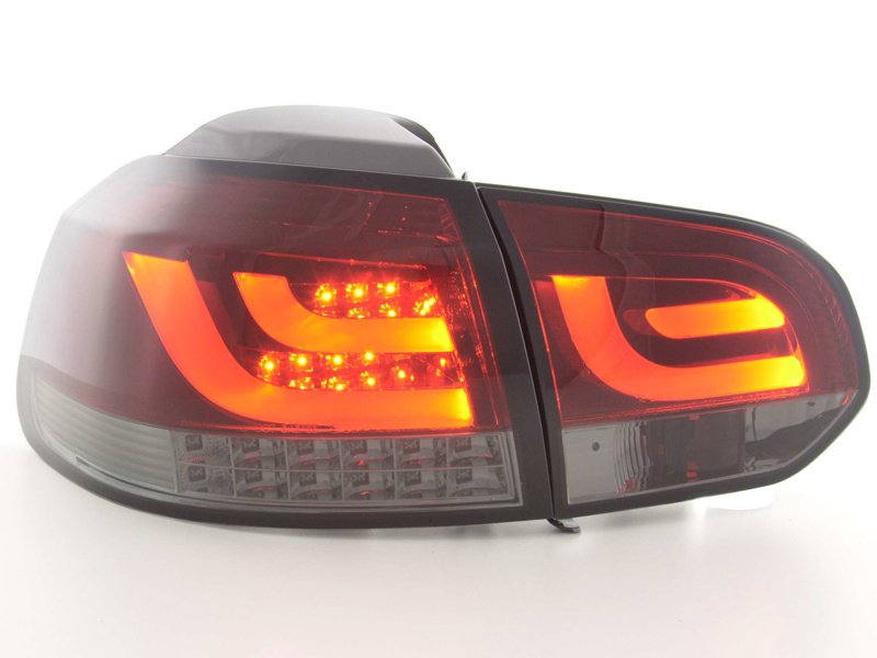 Baklampor LED Smoke/Röd VW Golf MK6 