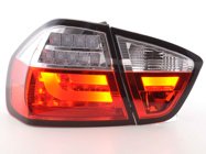 Baklampor LED Röd/Klarglas BMW 3-Serien E90 Sedan 2005-2008