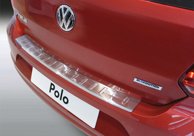 Lastskydd Rostfri Borstad Metall VW Polo (6R) 3-/5-Dörrars 7.2014-