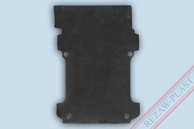 Lastrumsmatta Svart VW Transporter Sk&aring;p T5 2003-2015, T6 2015-2019