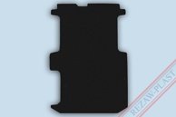 Lastrumsmatta Svart Nissan Primastar, Opel Vivaro, Renault Trafic 2001-2014