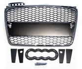 Grill Krom/Svart Audi A4 (B7/8E) 2004-2008