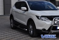 SIDORÖR 76MM - Med instegslister - Nissan Qashqai 2014-