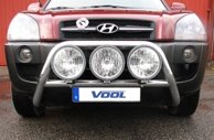 MINDRE frontbåge - Hyundai Tucson 2004-2009