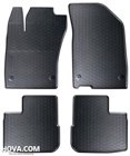 Gummimatta Svart Fiat Tipo Sedán 2016->