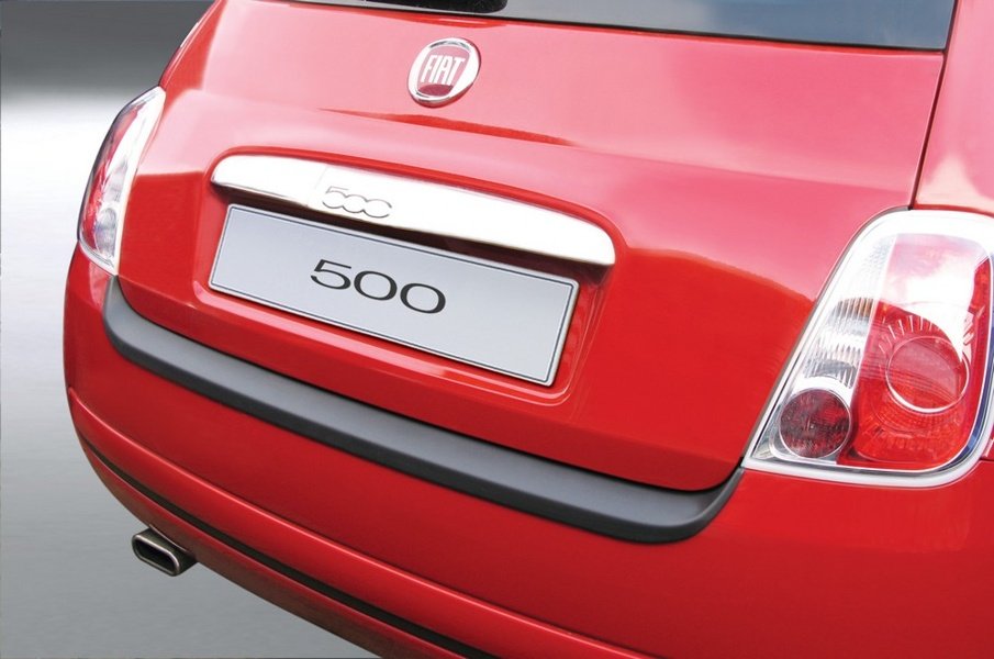 Lastskydd Svart Fiat 500, 500 Cabriolet 10.2007-6.2015