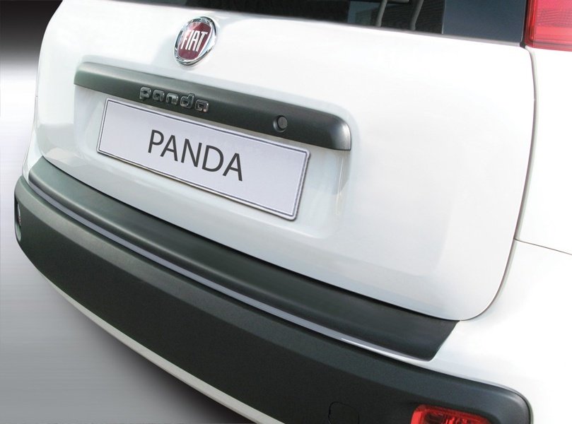 Lastskydd Svart Fiat Panda 3.2012- (Ej 4x4 / Trekking)