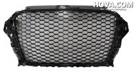 Grill RS-Look Honeycomb Blank-Svart Audi A3 8V 2013-2016