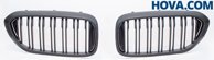 Grillar/Njurar Mattsvart M-look BMW 5-Serien G30 Sedan, G31 Touring