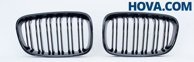 Grillar/Njurar Blank Svart BMW M-look 1-Serien F20, F21 2011-2015