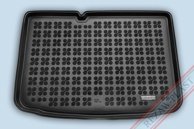 Skålad Mjuk Bagagerumsmatta Svart Skoda Fabia III Hatcback 2014-2021