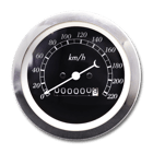 Mätare 85mm Classic Svart Hastighetsmätare