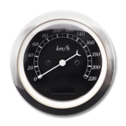 Mätare 85mm Classic Svart Hastighetsmätare Elektrisk Mätare 85mm Classic Svart Hastighetsmätare Elektrisk