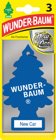 Doftgran Wunderbaum New Car Scent 3Pack