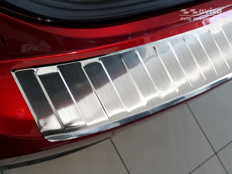 Lastskydd Rostfri Borstad Metall Mazda 3 IV Hatchback 2019->