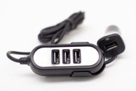 cigarettändaruttag USB-Adapter 4-Portar