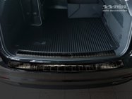 Lastskydd Rostfri Borstad Svart Metall Audi A6 C8 Avant 2018->