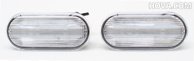 Dynamisk Led Skärmblinkers Klart glas VW Golf, Passat mm