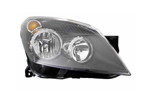 Strålkastare Vänster Svart Opel Astra H