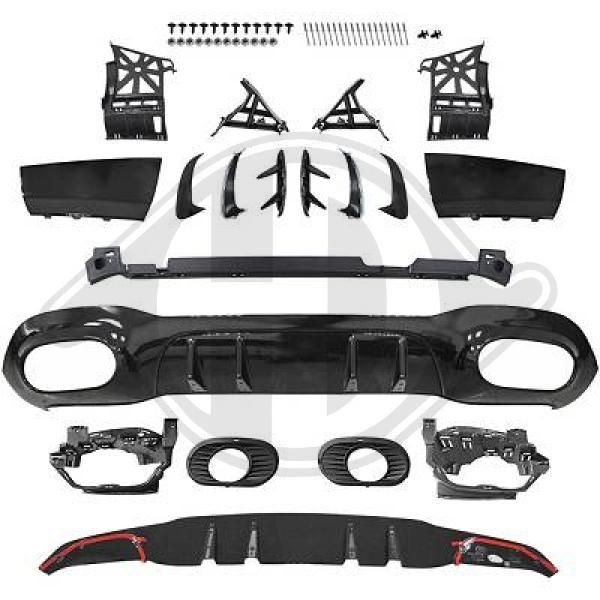 Diffuser paket Mercedes A-Klass W177 2018-2022